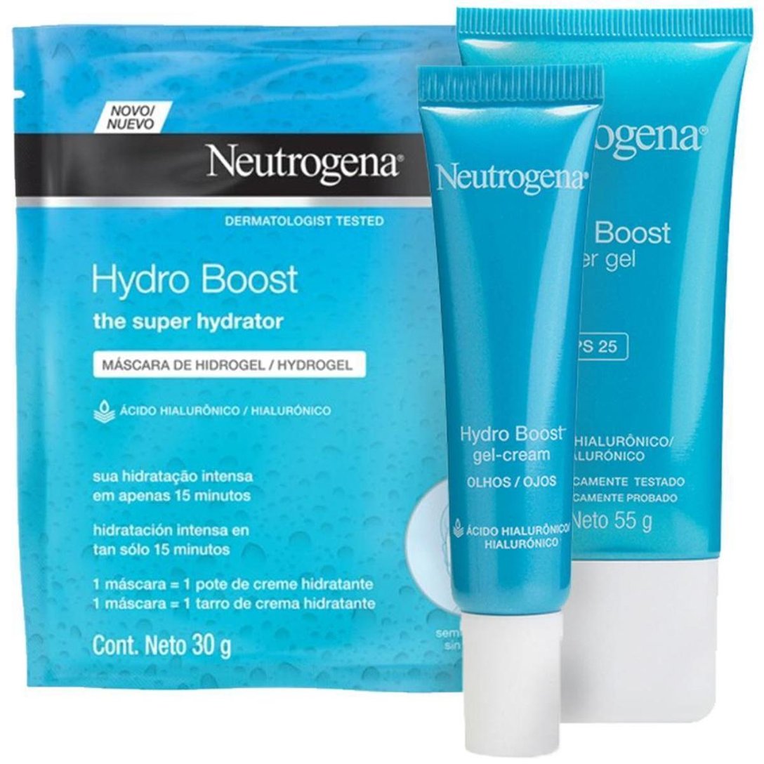 Kit Hydro Boost Máscara 30ml + Gel Hidratante Facial Water FPS 25 55g Única Netshoes