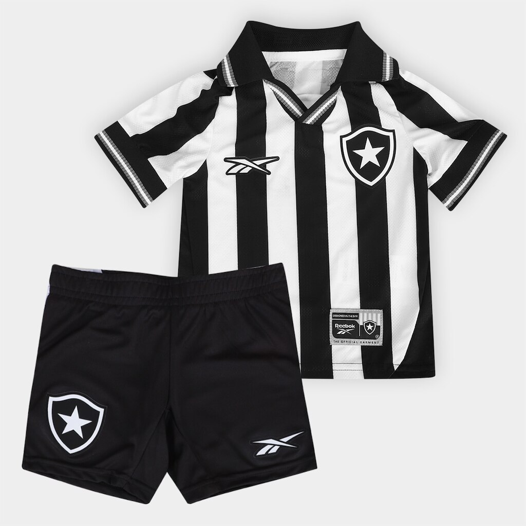Kit Infantil Infantil Botafogo I 25/26 s/n Torcedor Reebok