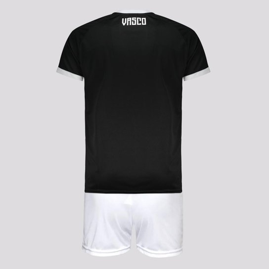 Kit Infantil Kappa Vasco Supporter Class Preto