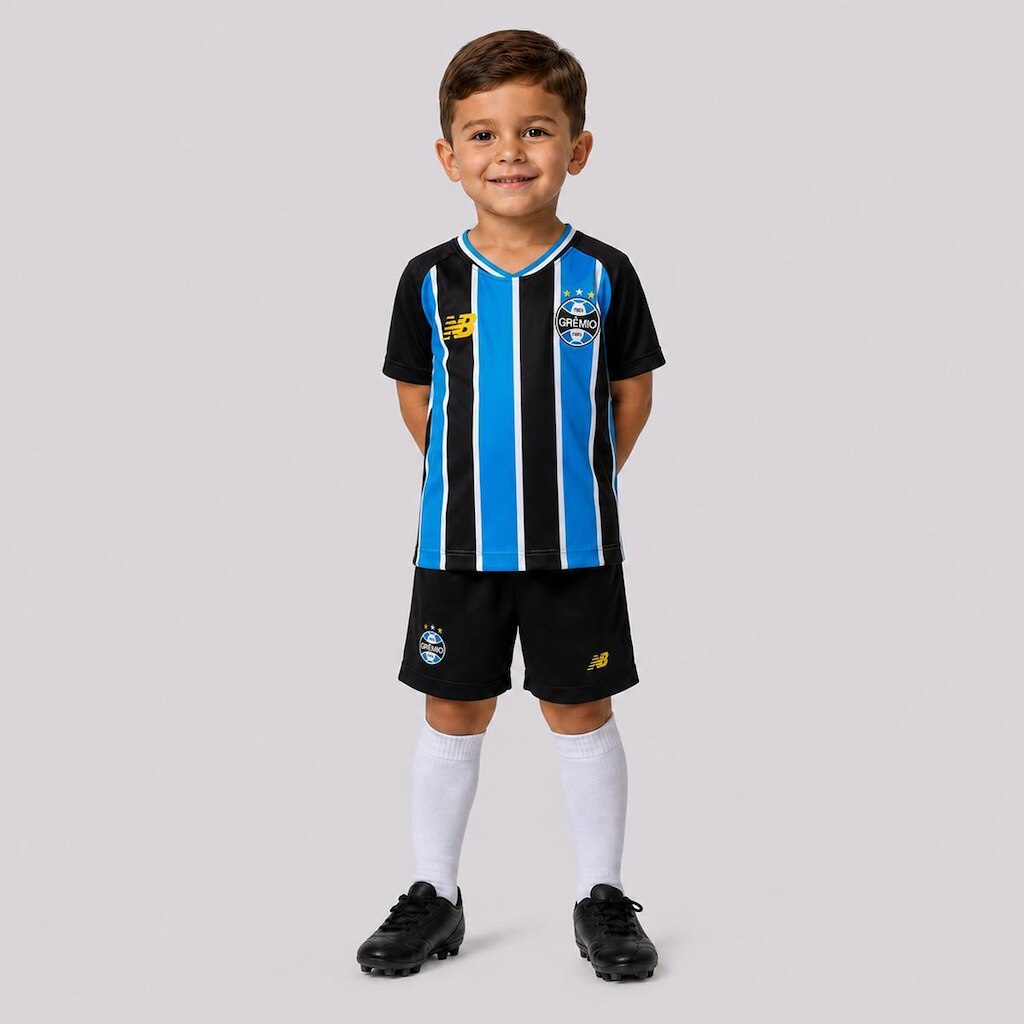 Kit Infantil New Balance Grêmio I 2026