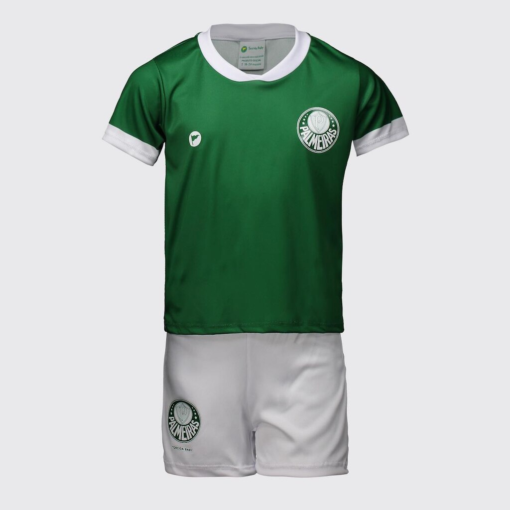 Kit Infantil Palmeiras Baby com Bordado