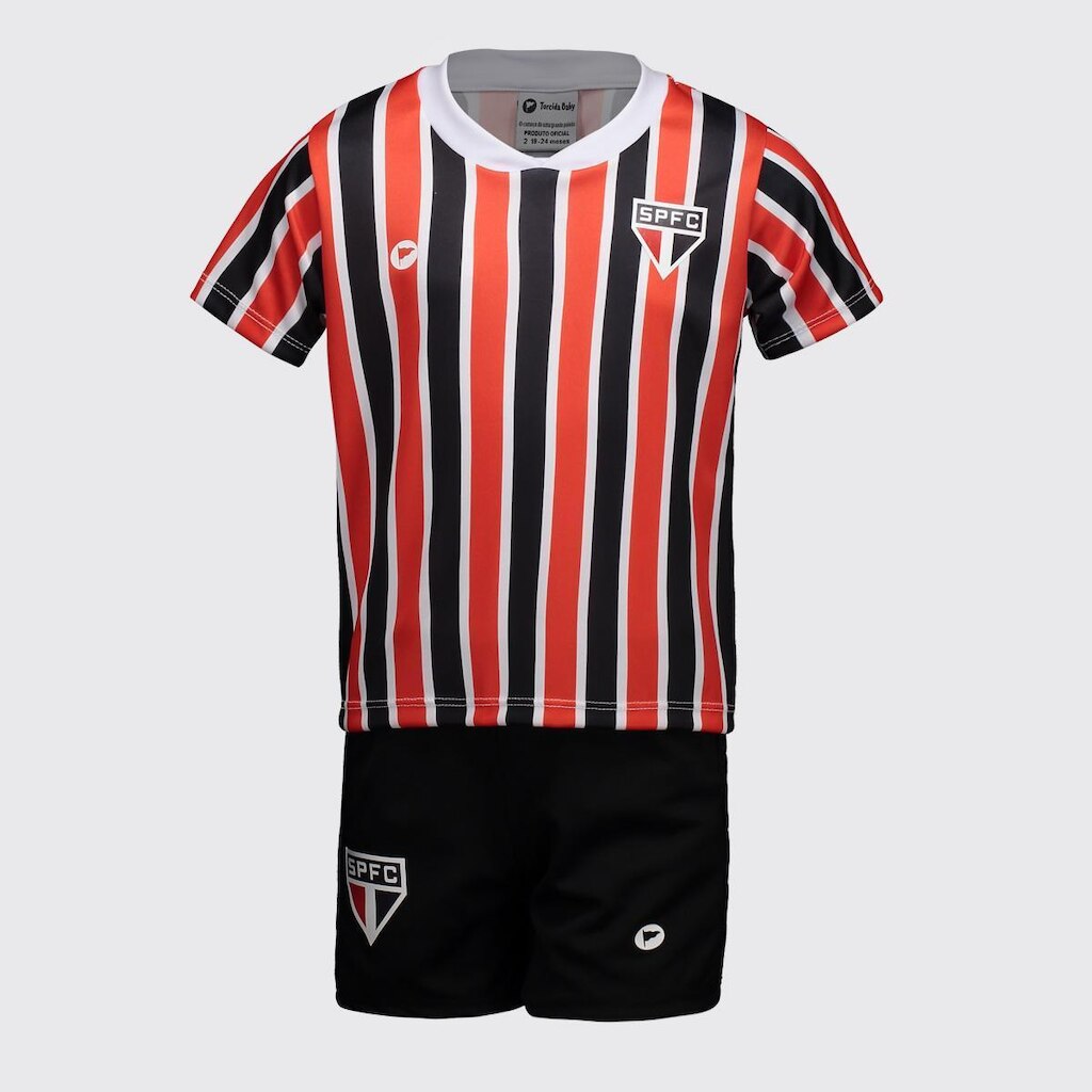 Kit Infantil São Paulo Baby com Bordado