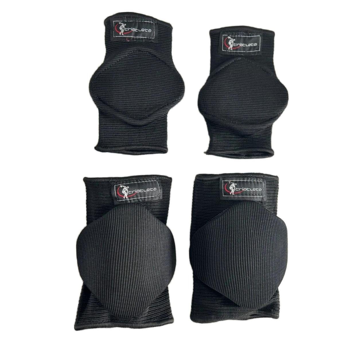 Kit Joelheira E Cotoveleira Infantil Para Volei, Futsal Menor preço em Kit Joelheira E Cotoveleira Infantil Para Volei, Futsal