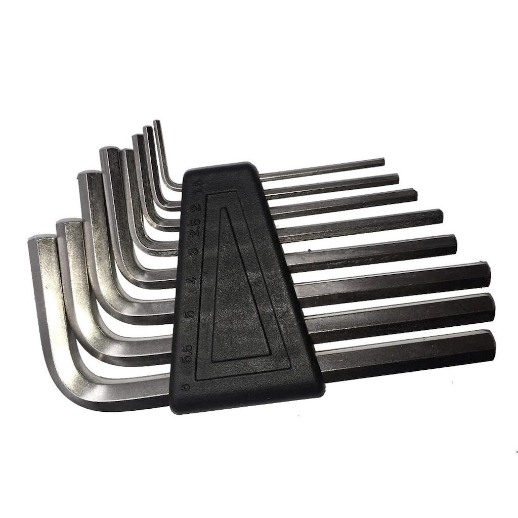 Kit Jogo Conjunto Chave Allen 8 Funções Aço Cromo