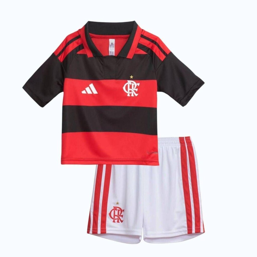 KIT JOGO MINI FLAMENGO I 26 JZ8869 - PRETO/VERMELHO 3/4A
