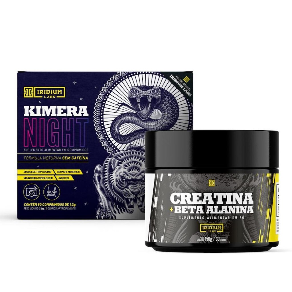 Kit Kimera Night + Creatina com Beta Alanina - Iridium Labs