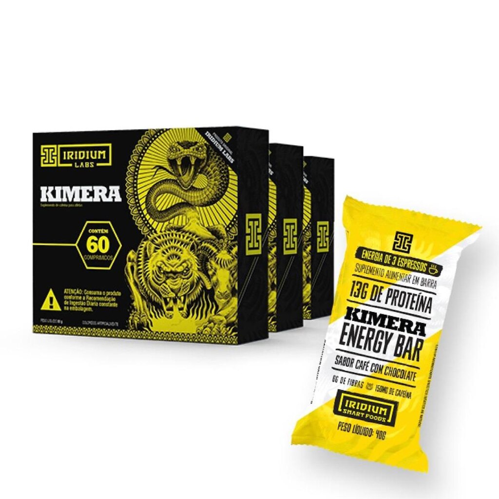 Kit Kimera Termogênico 60 tabs + Kimera Bar