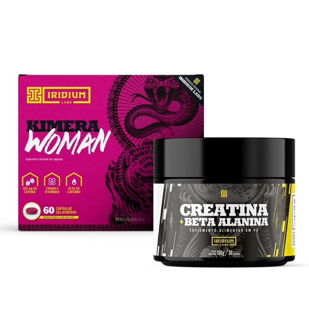 Kit Kimera Woman + Creatina com Beta Alanina - Iridium Labs