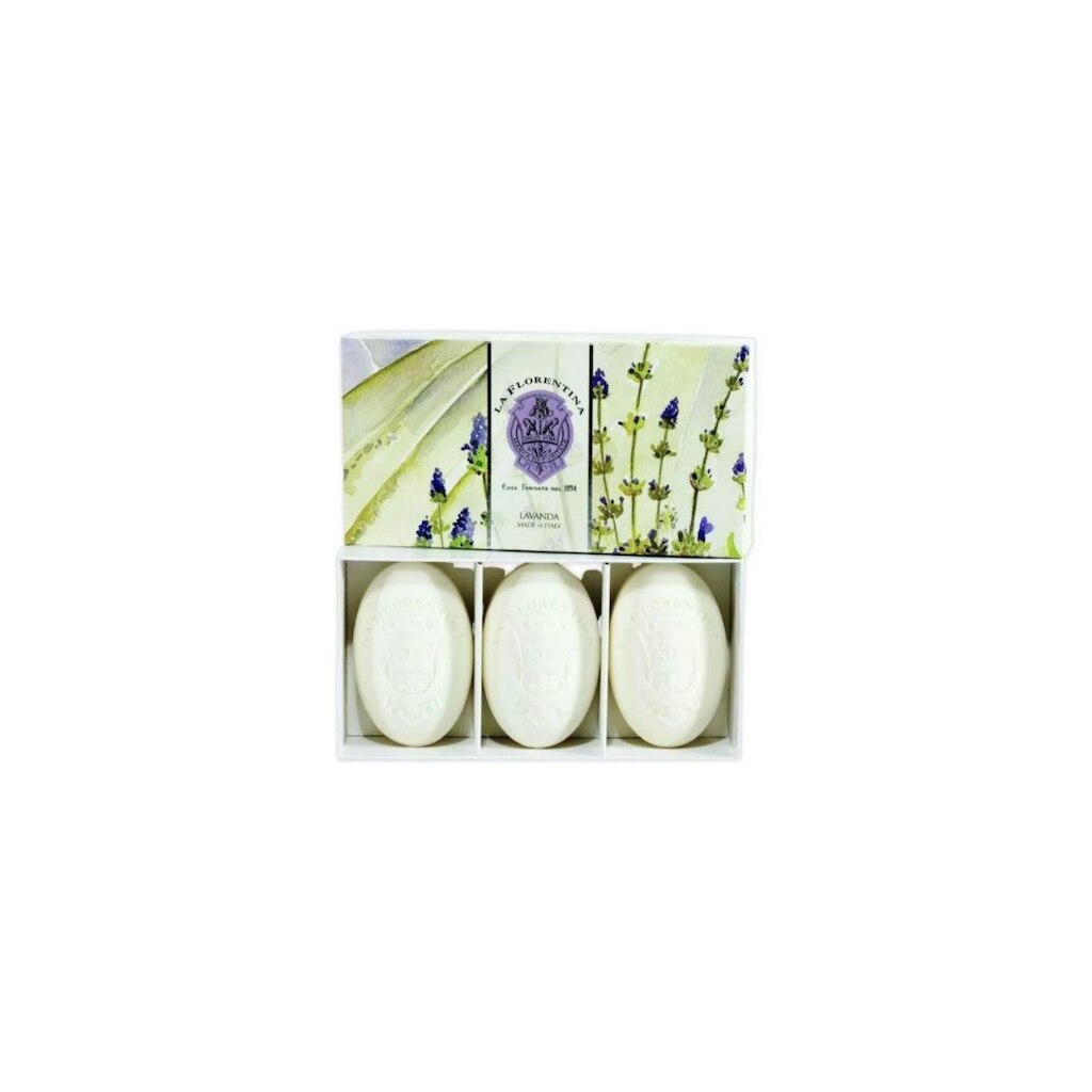 KIT LA FLORENTINA LAVANDA SABONETE EM BARRA 3X150G