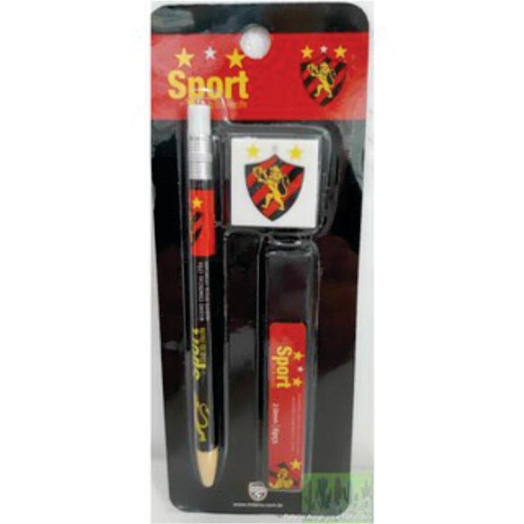 KIT LAPISEIRA 2MM + GRAFITES + BORRACHA - Sport