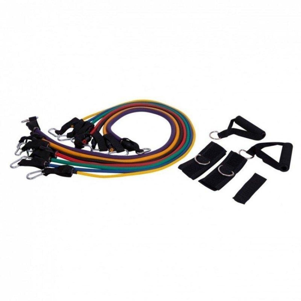 Kit Liveup Extensor Com 7 Elásticos Ls3634 Para Exercícios De Fortalecimento Menor preço em Kit Liveup Extensor Com 7 Elásticos Ls3634 Para Exercícios De Fortalecimento