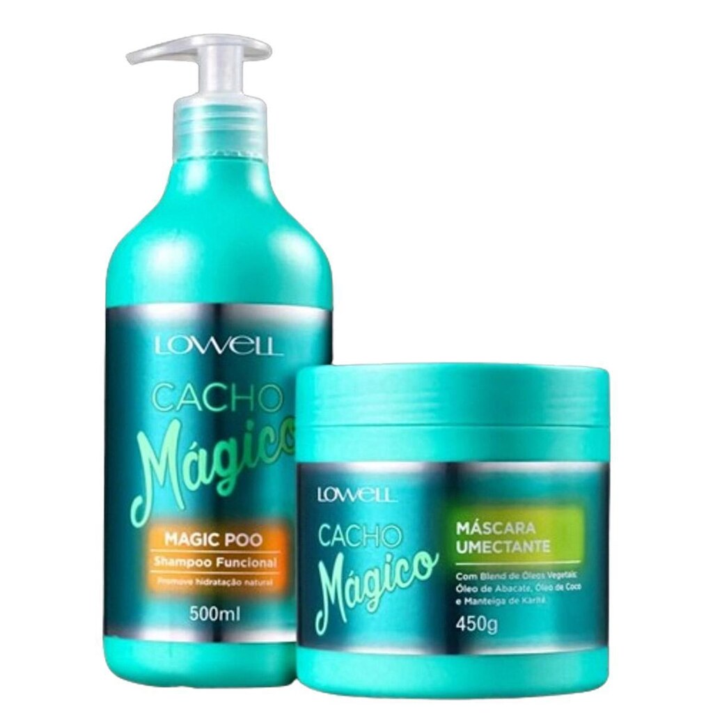 KIT LOWELL CACHO SHAMPOO + MASCARA 2 PRODUTOS 4050