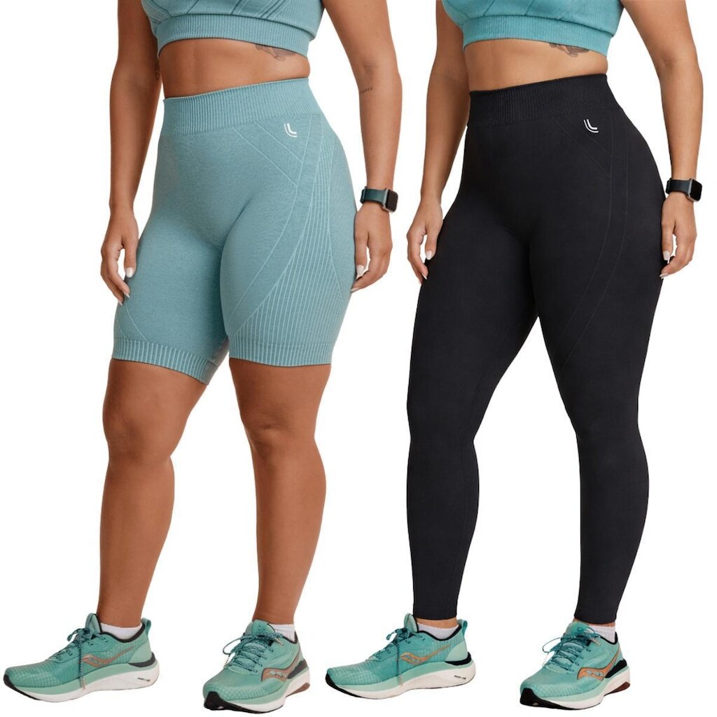 Kit Lupo Feminino Leve Compressão Leg / Bermuda Max