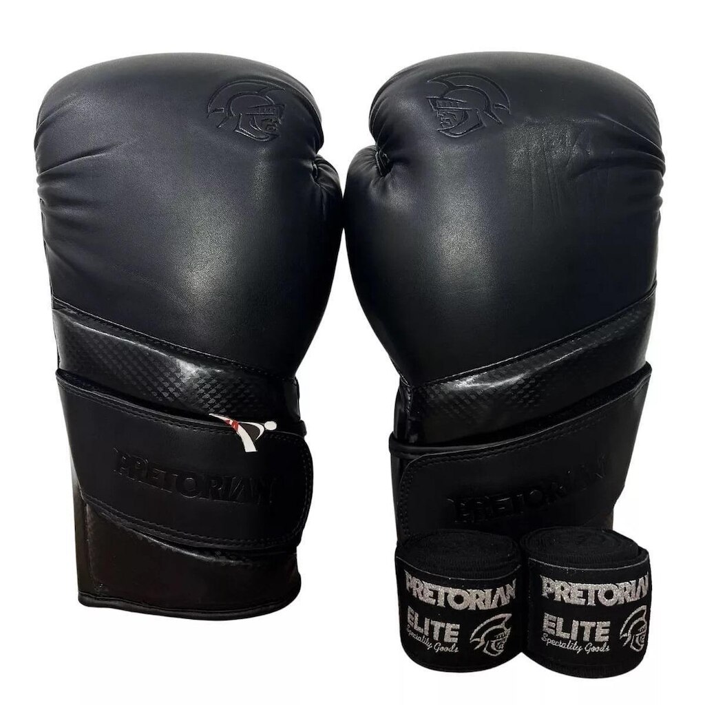 Kit Luva Muay Thai Boxe rian Elite + Bandagem