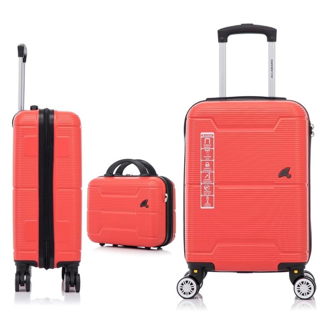 Kit Mala De Bordo P + frasqueira + malas de 10kg e + uma de 8kg Allabard