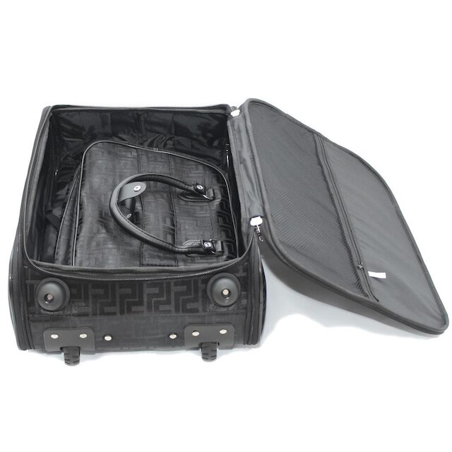 Kit Mala De Viagem De Bordo Quadrada Com Rodinha + Mala de Mão
