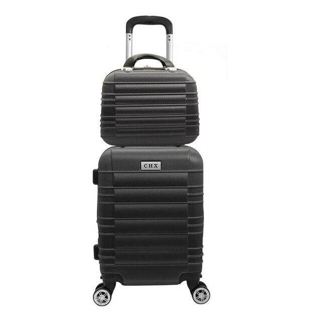 Kit Mala Viagem 10 Kilos Com Frasqueira Semi Rigida Bordo Padrão Anac 4 ...