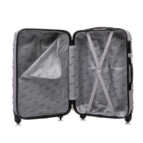 Kit malas de viagem prata PMG Havana Swiss Move