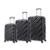 Kit malas de viagem preto PMG Havana Swiss Move - Preto