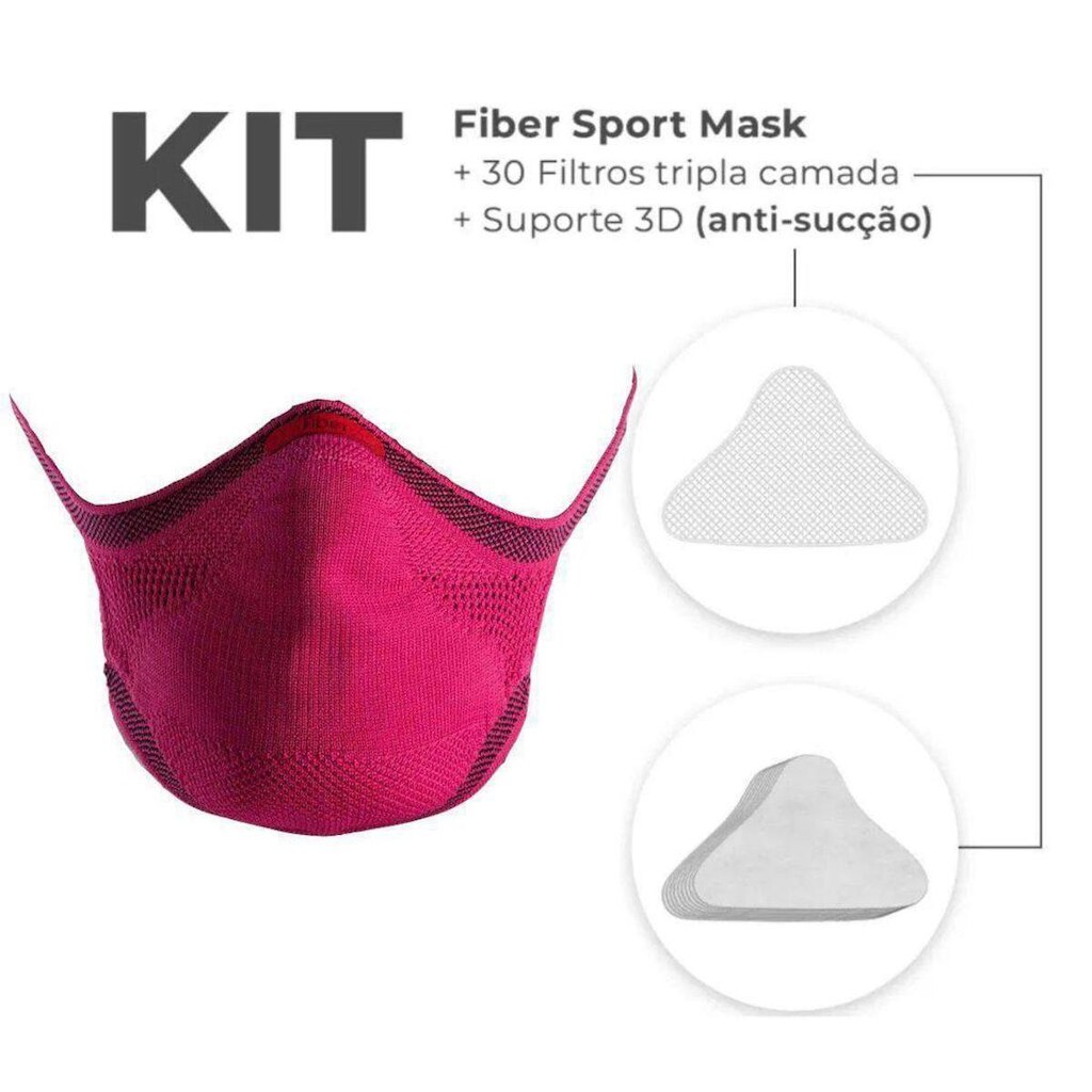 KIT MASCARA FIBER KNIT SPORT Z754K-0930 - ROSA M