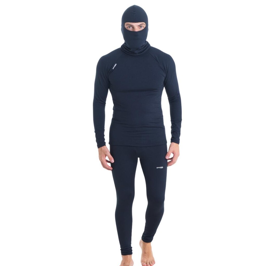 Kit Masculino Camiseta e Calça Segunda Pele Balaclava Uv50+