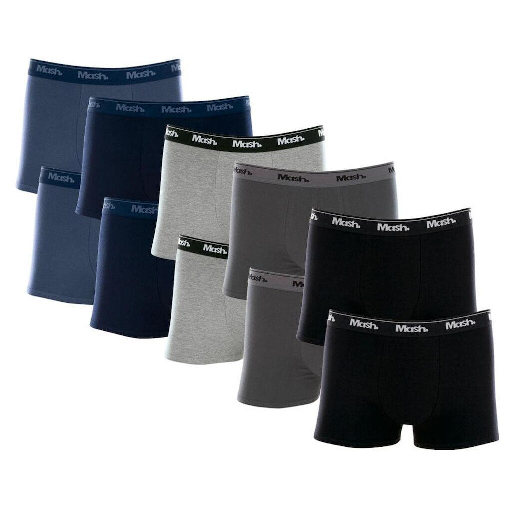 Kit Mash 10 Cuecas Boxer Masculina
