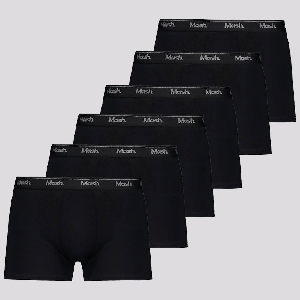 Kit Mash 6 Cuecas Boxer Cotton Masculino