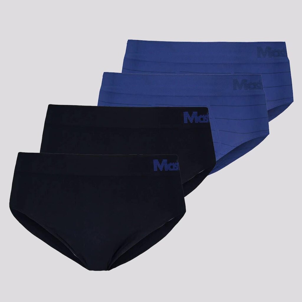 Kit Mash de 4 Cuecas Slip Masculino