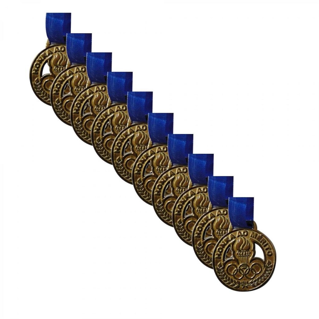 Kit Medalha Rema Grande 49mm 10 Unidades
