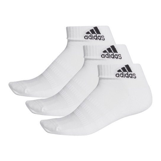 Kit Meia Adidas Cano Baixo Cush o c/ 3 pares - Branco é ruim? Kit Meia Adidas Cano Baixo Cush o c/ 3 pares - Branco é boa?