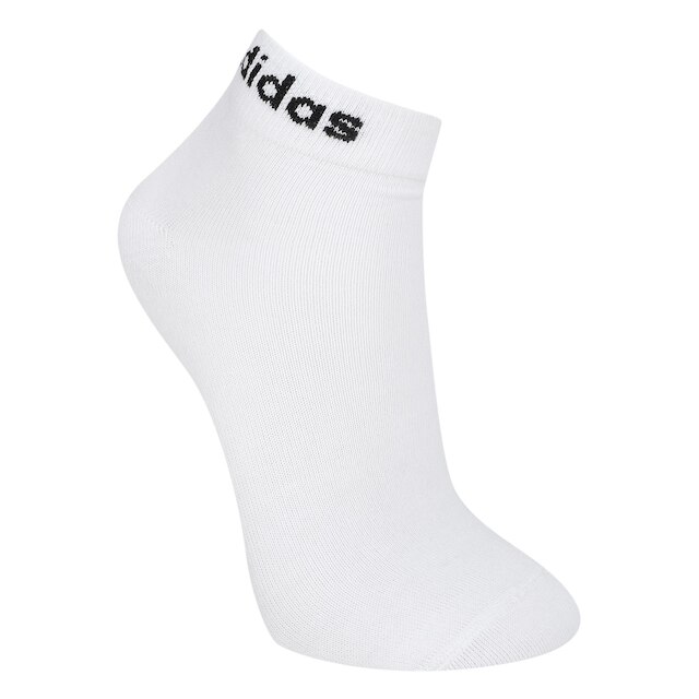 Kit Meia Adidas Cano Médio Com 3 Pares