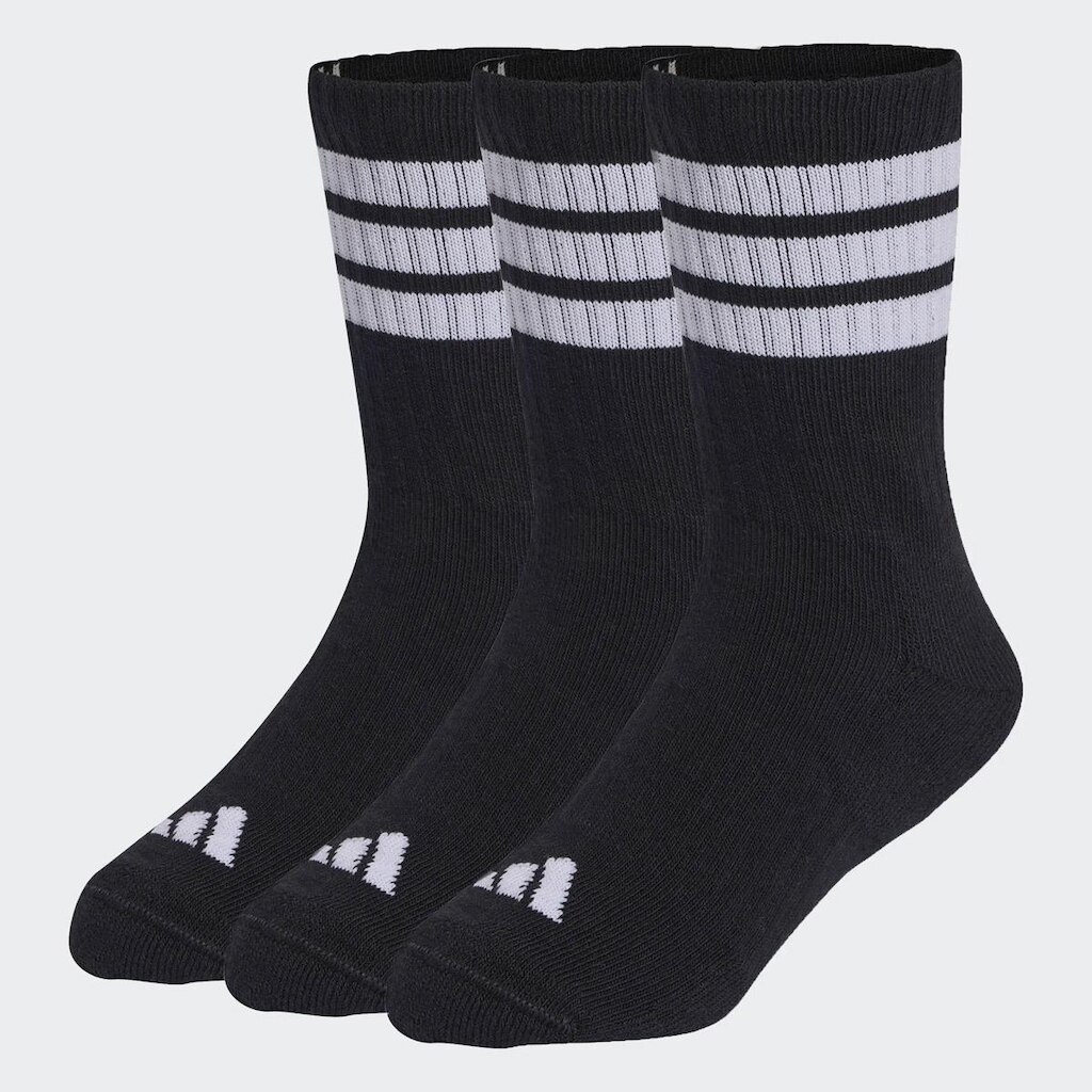 Kit Meia Adidas Crew 3 Pares Infantil