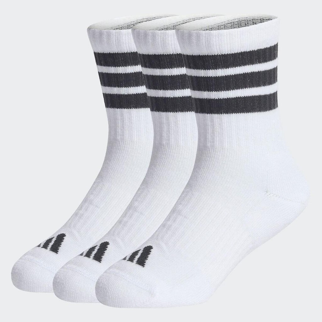 Kit Meia Adidas Crew 3 Pares Infantil