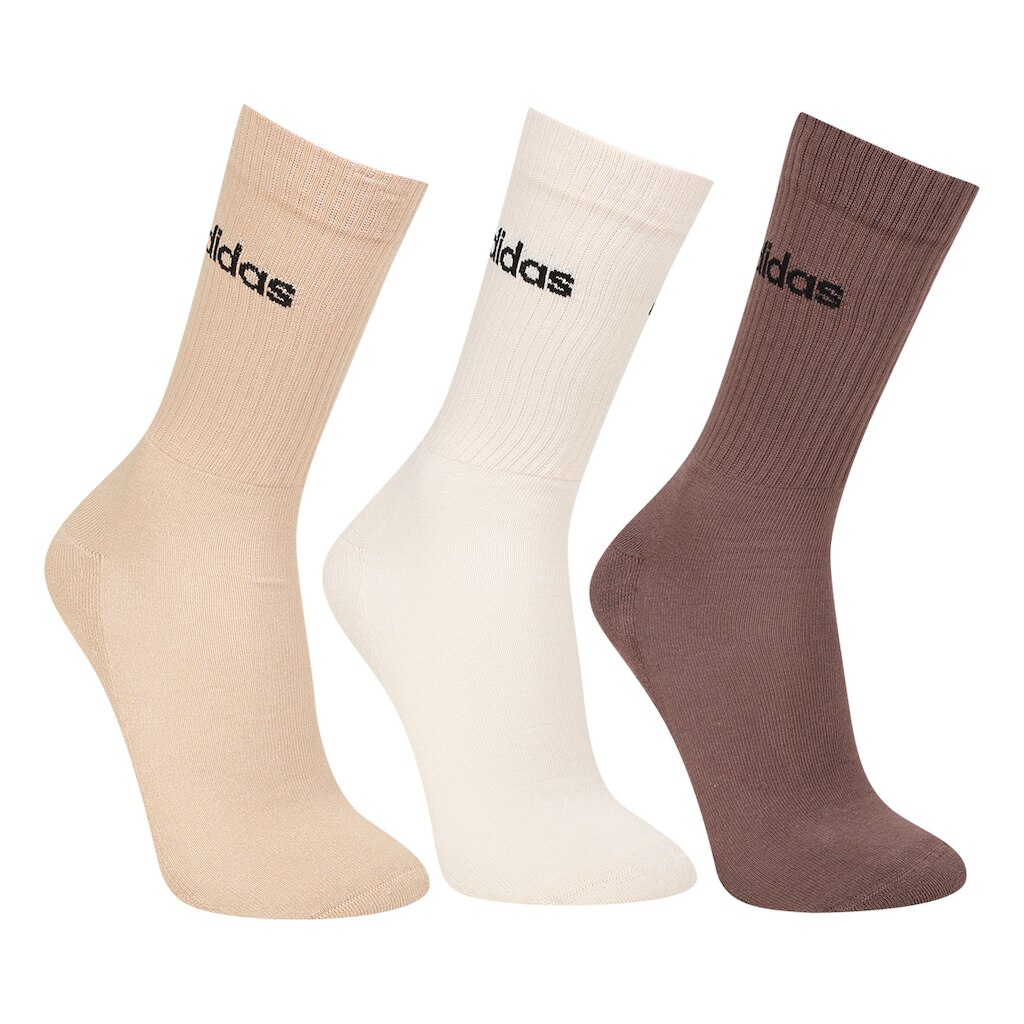 Kit Meia Adidas Crew 3 Pares