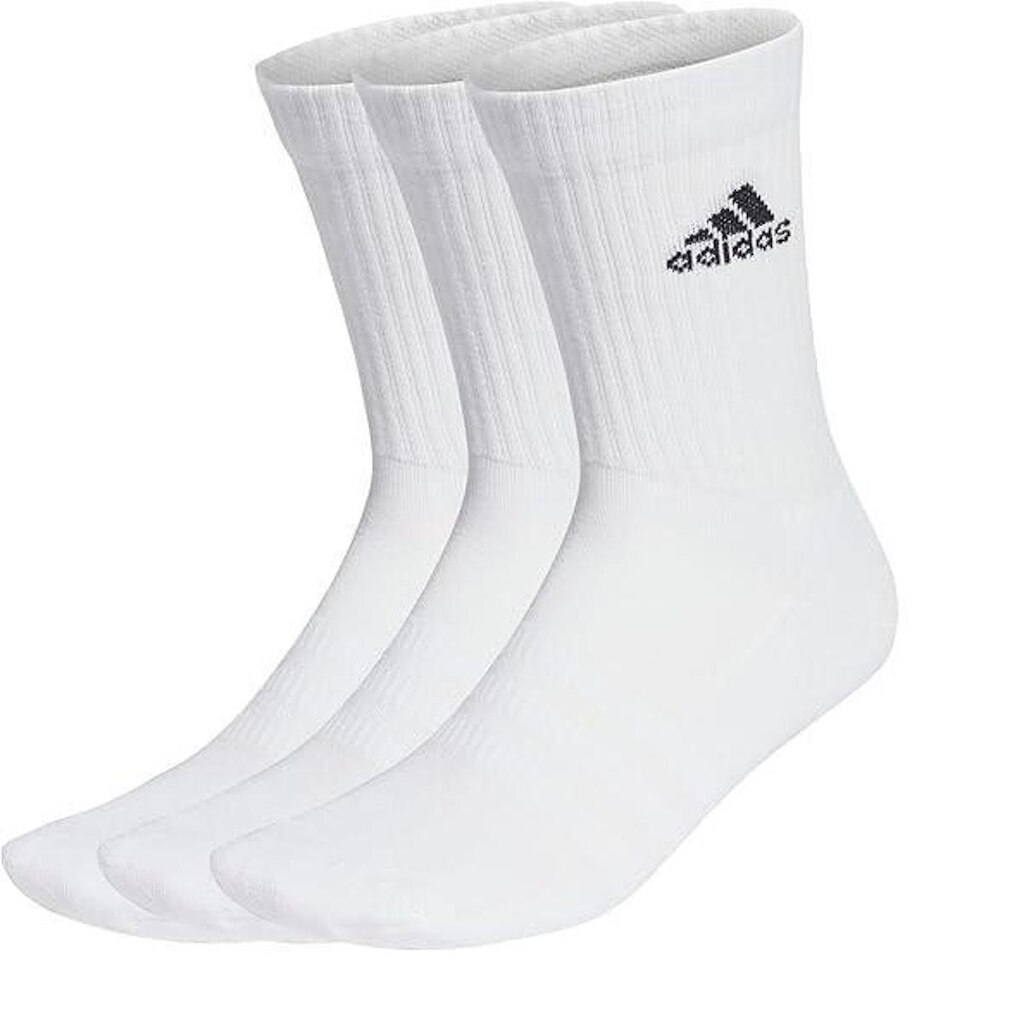 Kit Meia Adidas CUSH CRW 3PP 35-37 HT3446