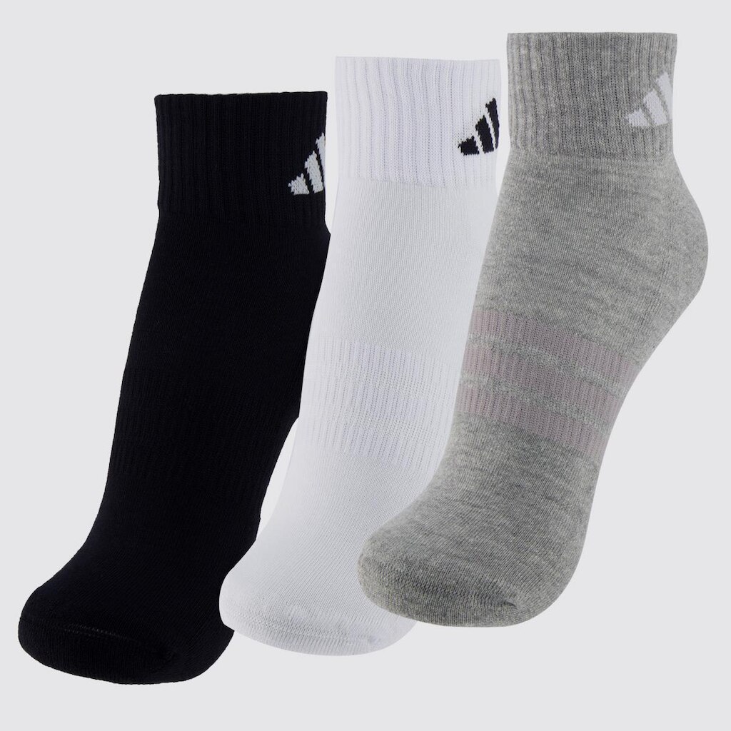 Kit Meia Adidas ESS Ank 3 Pares
