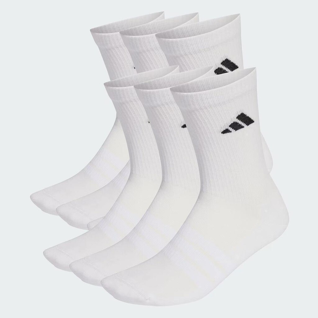 Kit Meia Adidas ESS CRW 6 Pares