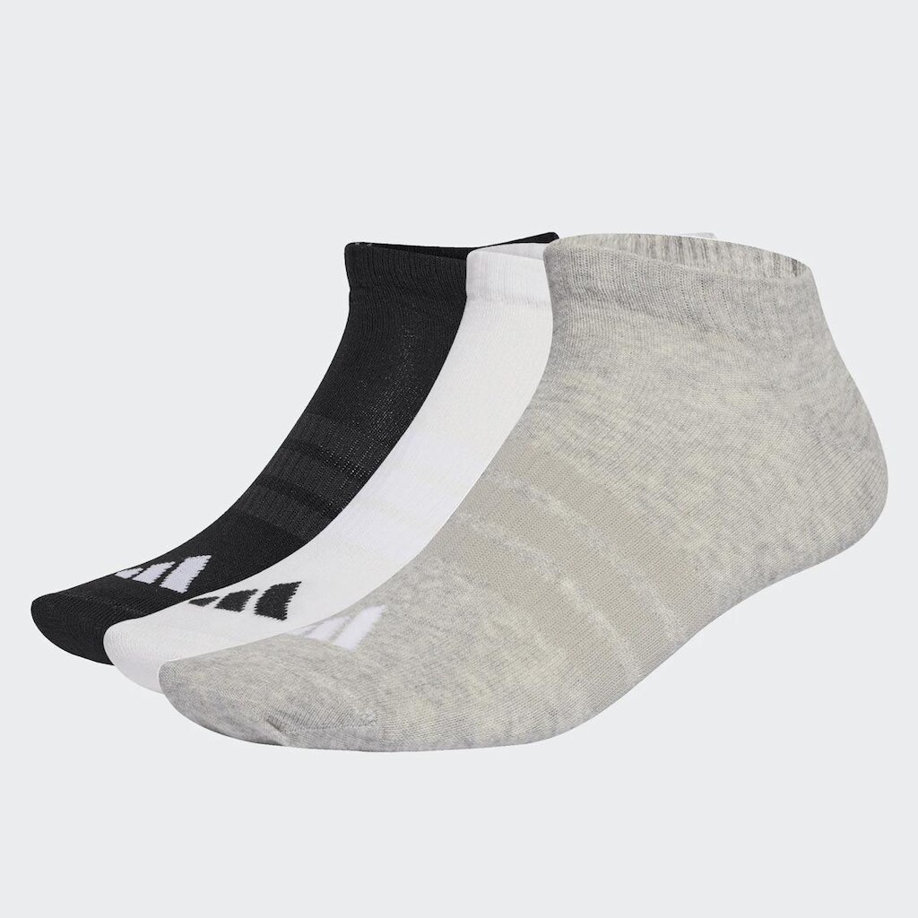 Kit Meia Adidas Invisível 3 Pares ,