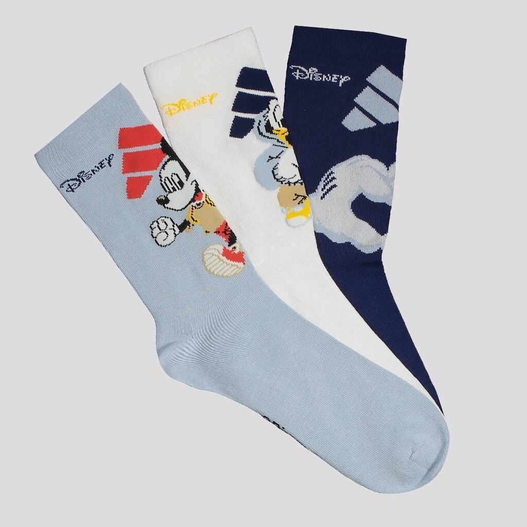Kit Meia Adidas Mickey Disney 3 Pares