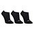 Kit Meia Altomax Cano Baixo C/ 3 Pares Masculina - Preto