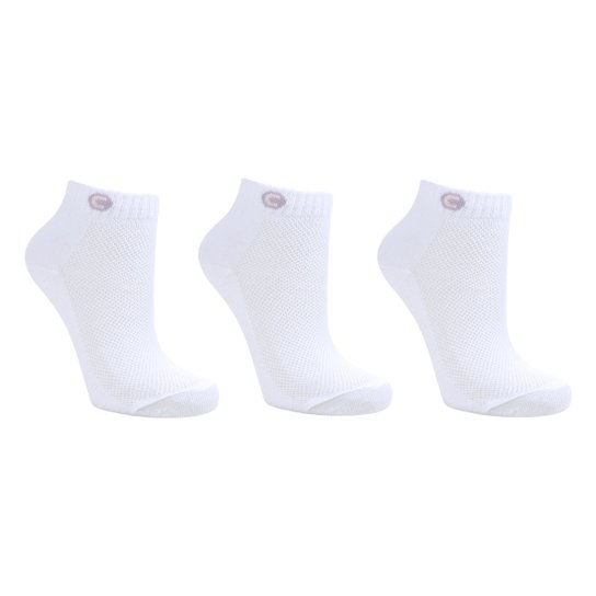 Kit Meia Cano Baixo Cia da Meia Telada Feminina 3 Peças - Branco é ruim? Kit Meia Cano Baixo Cia da Meia Telada Feminina 3 Peças - Branco é boa?