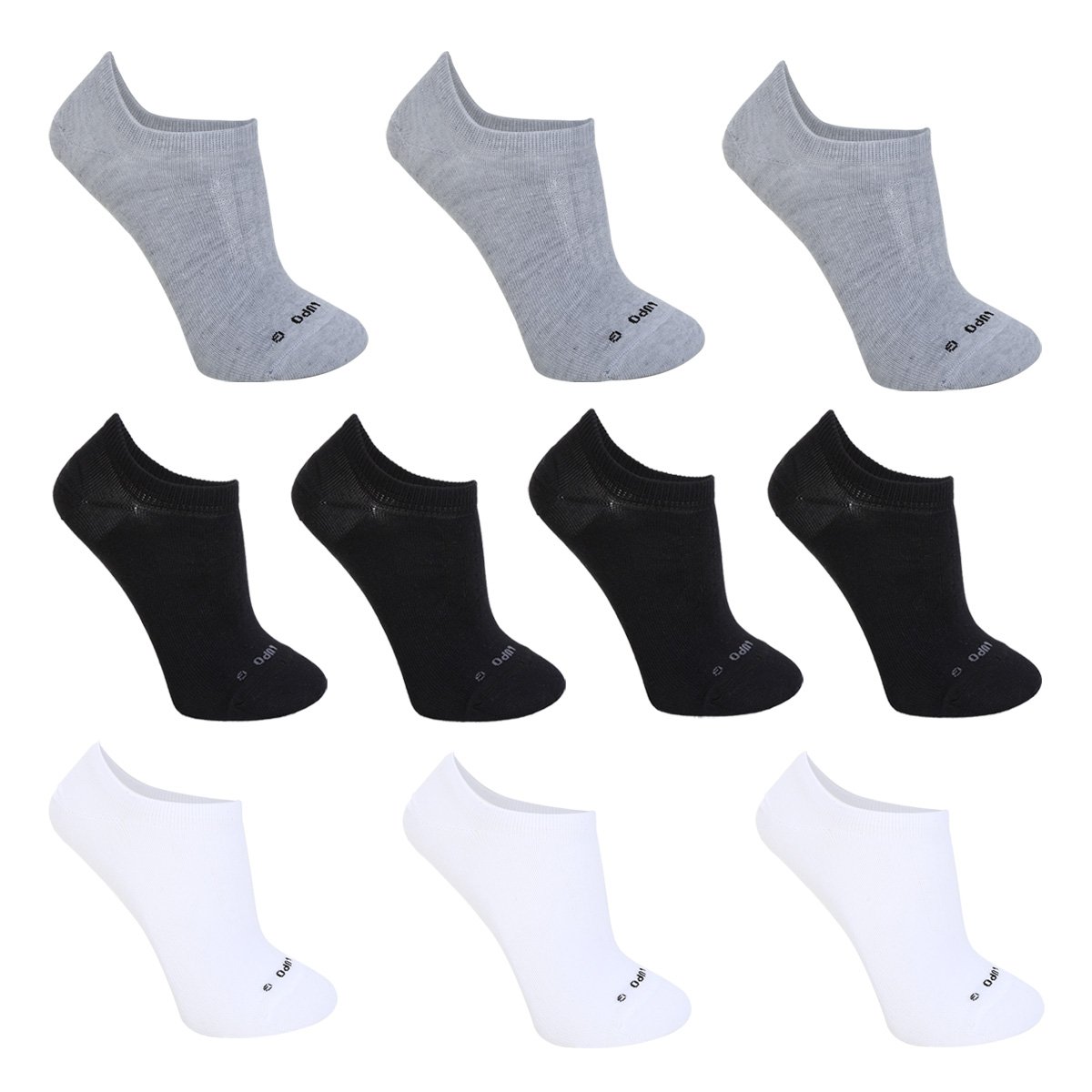 Kit 10 Pares Meia Lupo Cano Curto Au Sport