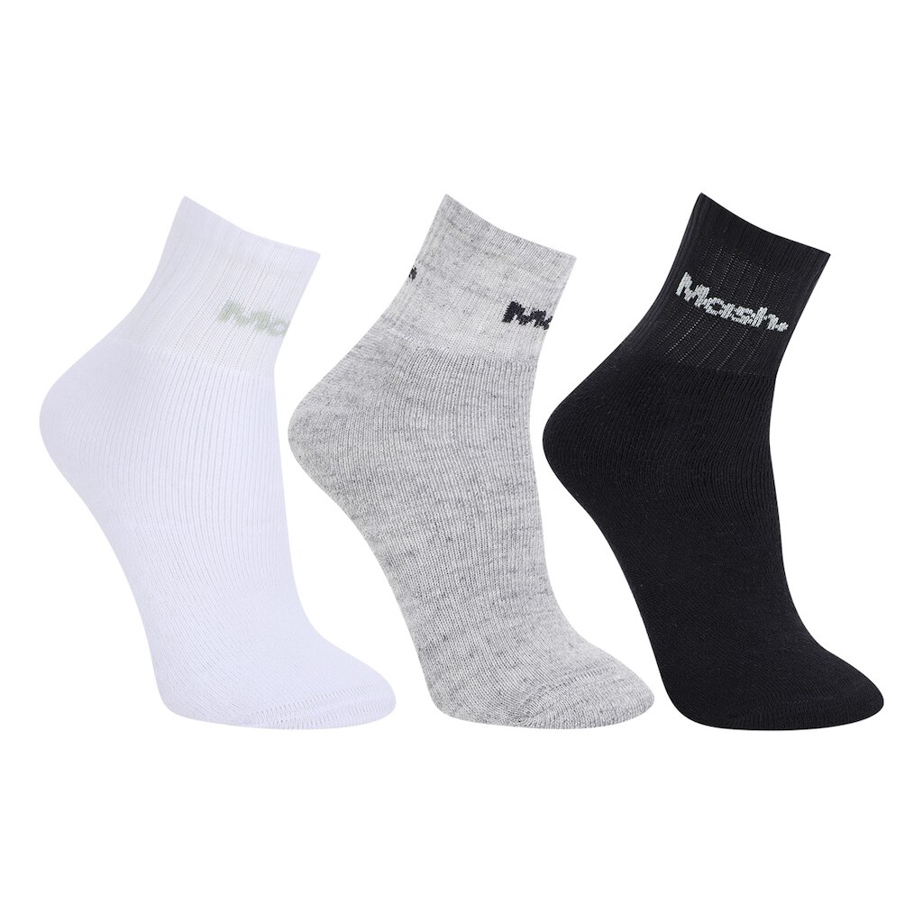 Kit Meia Cano Curto Mash Masculina 3 Pares
