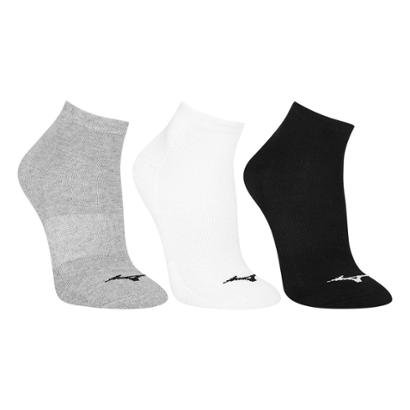Kit Meia Cano Curto Mizuno Prime 3 Pares - Unissex