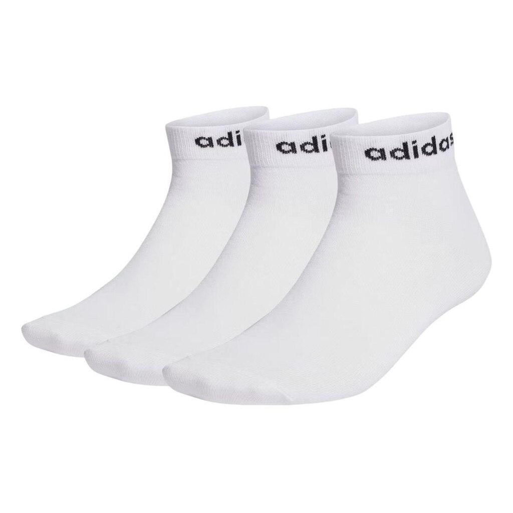 KIT MEIA CANO MEDIO 3 PARES HT3451 - BRANCO/PRETO M