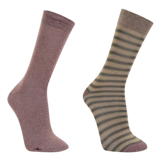 Kit Meia Cia da Meia Casual Masculina 2 Pares - Marrom Menor preço em Kit Meia Cia da Meia Casual Masculina 2 Pares - Marrom