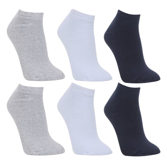 Kit Meia Cia Da Meia Esportiva Cano Curto Masculina 6 Pares - Preto+Branco é ruim? Kit Meia Cia Da Meia Esportiva Cano Curto Masculina 6 Pares - Preto+Branco é boa?