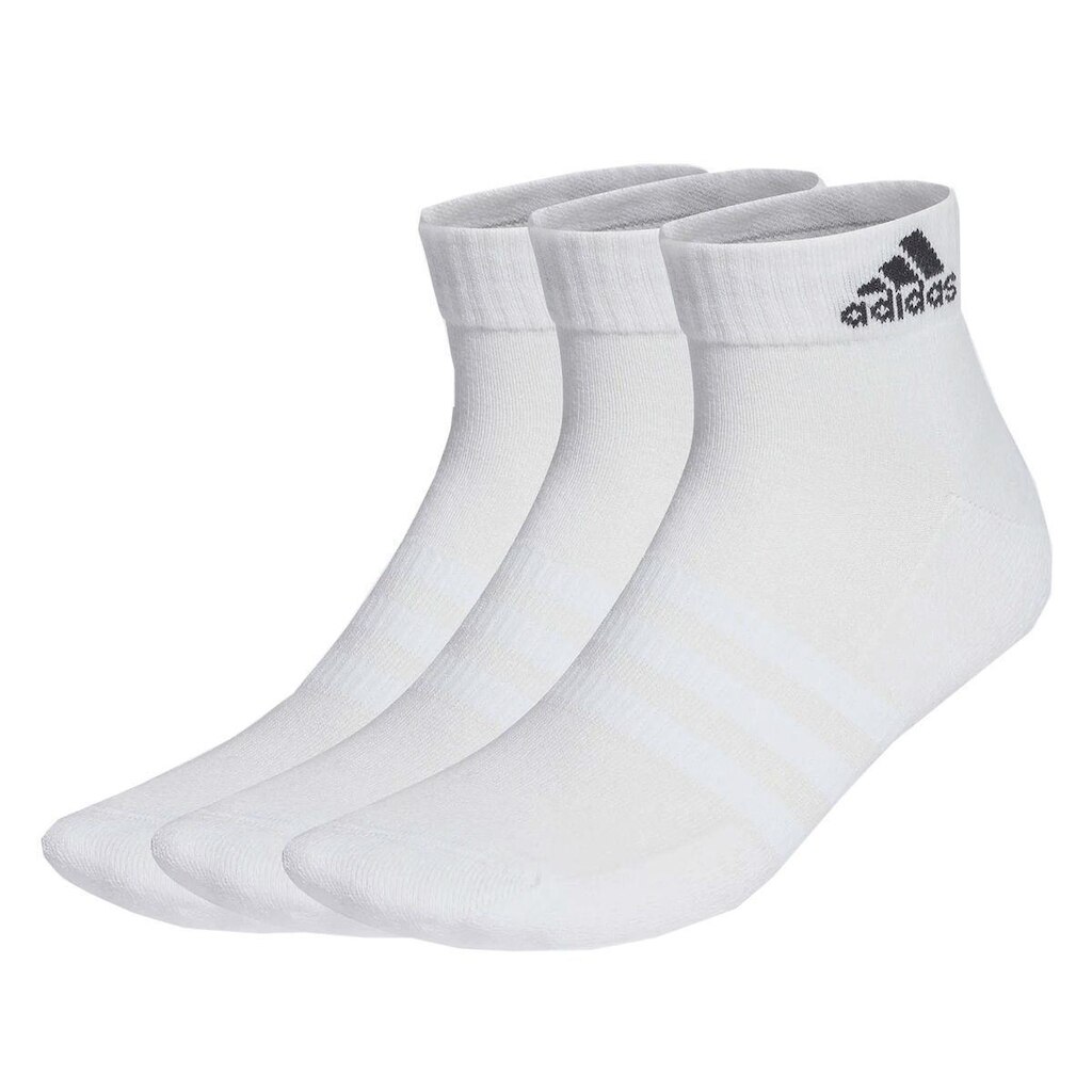 KIT MEIA CUSHIONED SPORTSWEAR ANKLE 3P HT3441 - BRANCO P