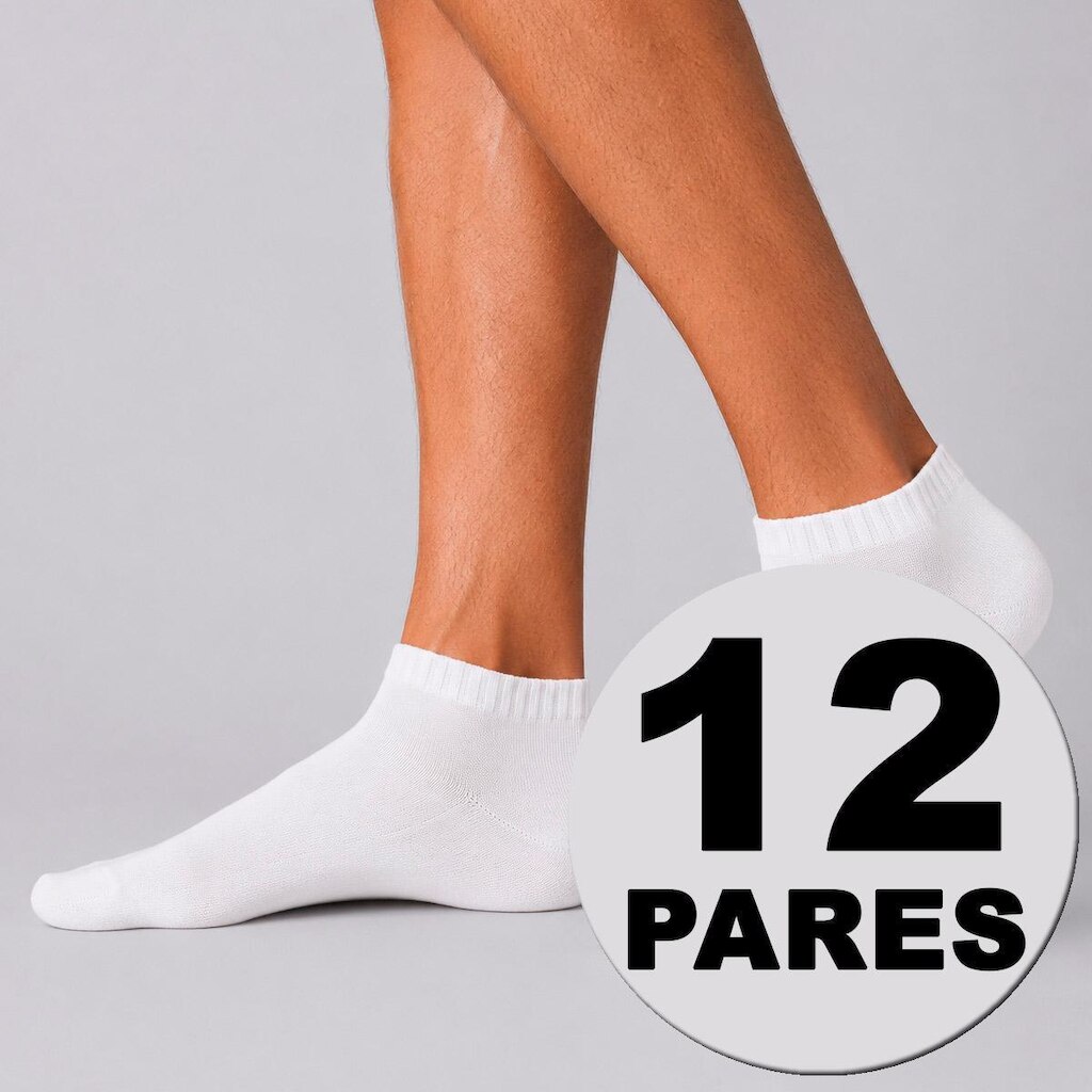 Kit Meia Dallf Cano Curto 12 pares