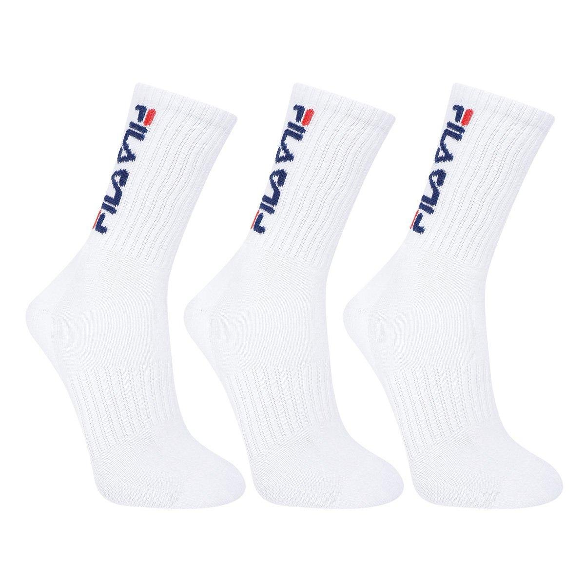 Kit Meia Fila Cano Alto Double Com 3 Pares Menor preço em Kit Meia Fila Cano Alto Double Com 3 Pares